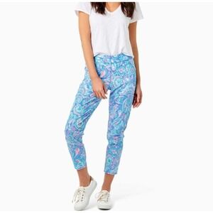 Lilly Pulitzer UPF 50+ Luxletic 28" Run‎ Around Pants Size Small EUC